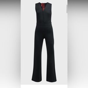 SPANX Elegant Black Sleeveless Jumpsuit